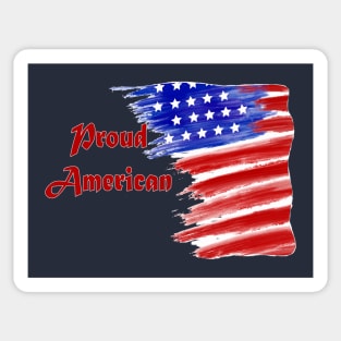 Proud American Sticker